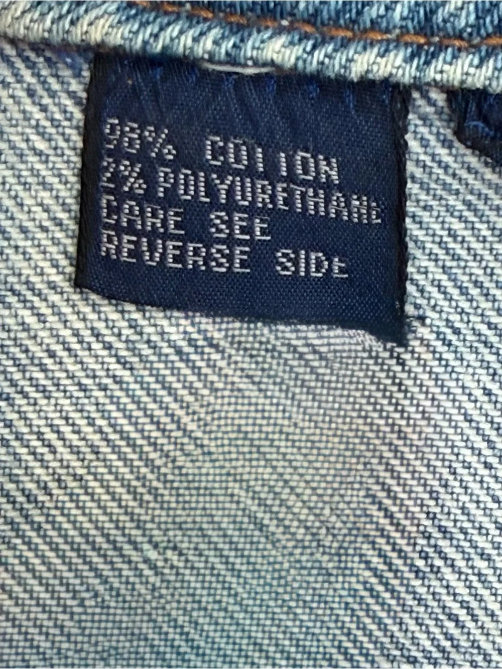 Ralph Lauren Light Blue Denim Moto Jacket - Picture 5 of 6